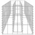 vidaXL Gabion Raised Bed Galvanised Steel 180x30x30 cm - Image 5