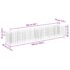 vidaXL Gabion Raised Bed Galvanised Steel 180x30x30 cm - Image 7