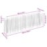 vidaXL Gabion Raised Bed Galvanised Steel 180x30x60 cm - Image 7