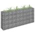 vidaXL Gabion Raised Bed Galvanised Steel 180x30x90 cm