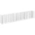 vidaXL Gabion Raised Bed Galvanised Steel 270x30x60 cm - Image 2
