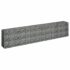 vidaXL Gabion Raised Bed Galvanised Steel 270x30x60 cm - Image 3