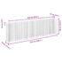 vidaXL Gabion Raised Bed Galvanised Steel 270x30x90 cm - Image 7