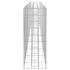 vidaXL Gabion Raised Bed Galvanised Steel 450x30x90 cm - Image 5