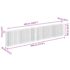 vidaXL Gabion Raised Bed Galvanised Steel 450x30x90 cm - Image 7