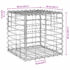 vidaXL Cube Gabion Raised Bed Steel Wire 40x40x40 cm - Image 6