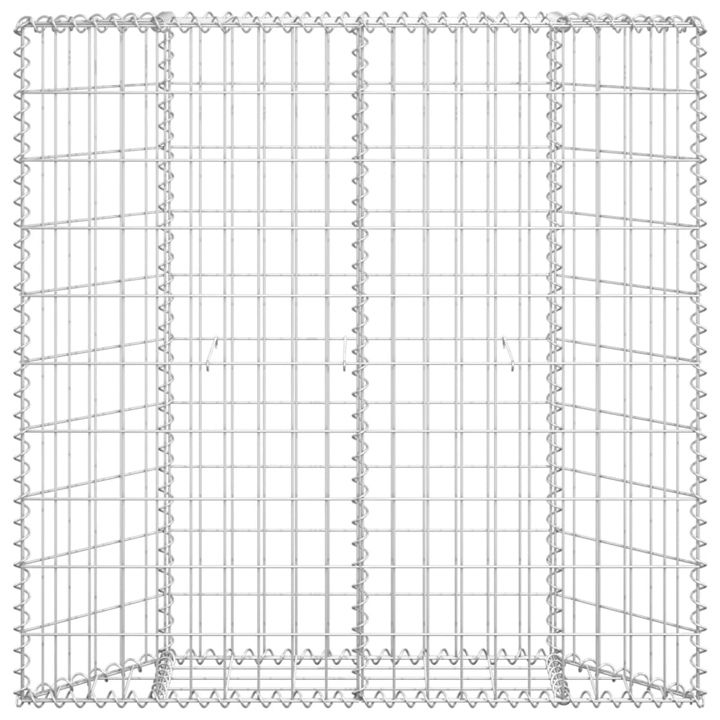 8719883734811_g_en_hd_1 vidaXL Trapezium Gabion Raised Bed Galvanised Steel 100x20x100 cm - Image 3