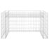 vidaXL Lawn Mower Garage with Raised Bed 110x80x60 cm Steel Wire - Image 3