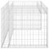 vidaXL Lawn Mower Garage with Raised Bed 110x80x60 cm Steel Wire - Image 4