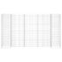 vidaXL H-Shaped Gabion Planter Steel Wire 260x40x150 cm - Image 3