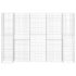 vidaXL H-Shaped Gabion Planter Steel Wire 260x40x200 cm - Image 3