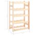 vidaXL Wine Rack for 20 Bottles Solid Wood Pine - Image 6