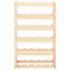 vidaXL Wine Rack for 30 Bottles Solid Wood Pine - Image 2