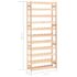 vidaXL Wine Rack for 77 Bottles Solid Wood Pine - Image 7