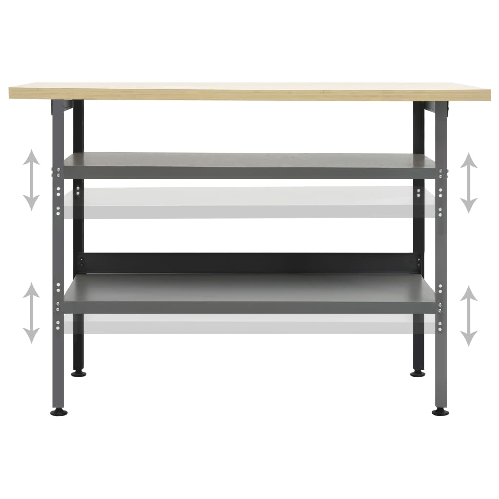 8719883735740_g_en_hd_4 vidaXL Workbench Grey 120x60x85 cm Steel - Image 6