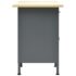 vidaXL Workbench Black 160x60x85 cm Steel - Image 6