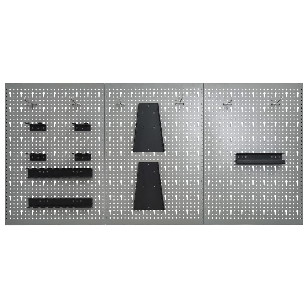 8719883735818_g_en_hd_2 vidaXL Wall-mounted Peg Boards 3 pcs 40x58 cm Steel - Image 4