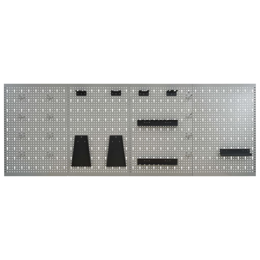 8719883735825_g_en_hd_1 vidaXL Wall-mounted Peg Boards 4 pcs 40x58 cm Steel - Image 2