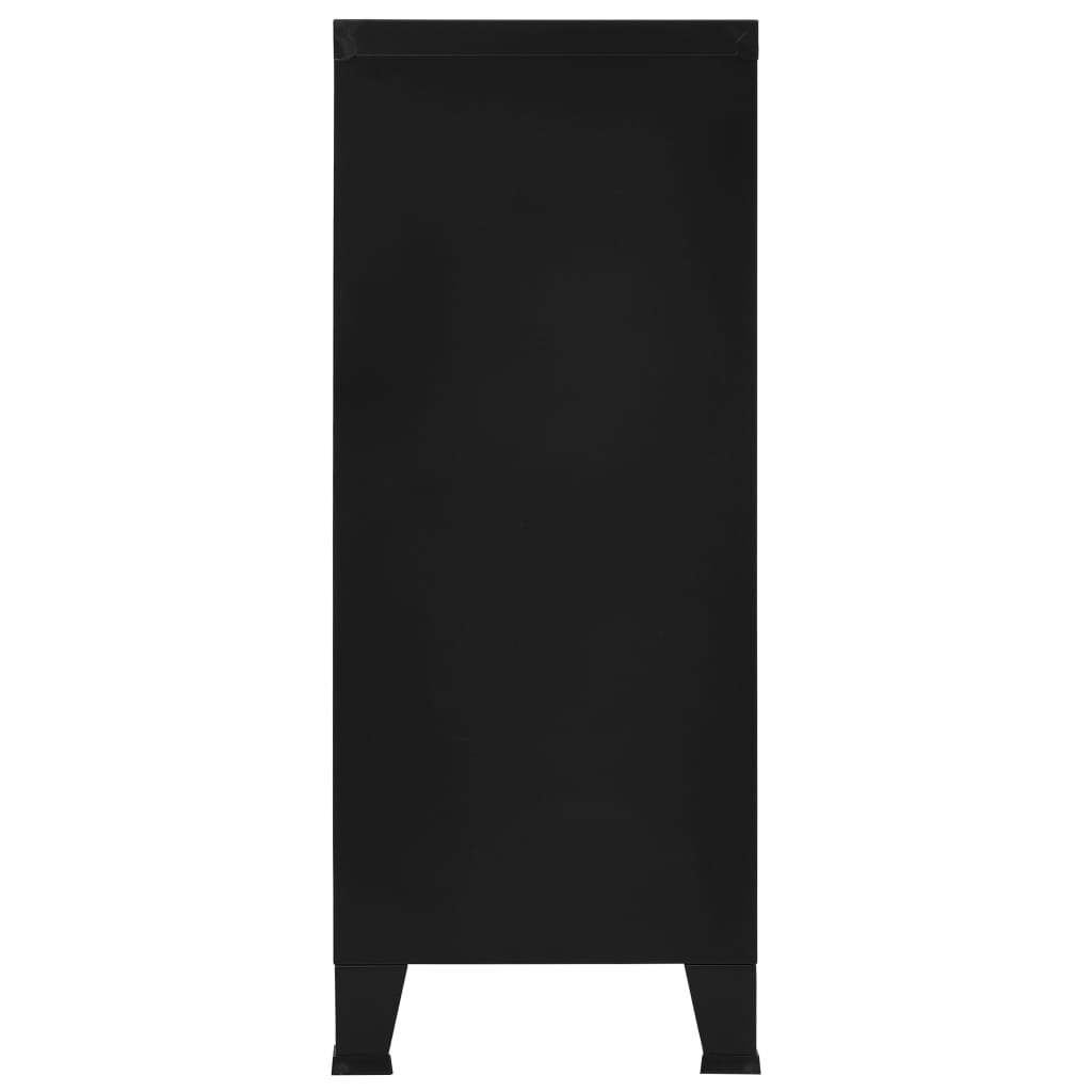 8719883735863_g_en_hd_4 vidaXL Industrial Storage Chest Black 90x40x100 cm Steel - Image 6