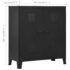 vidaXL Industrial Storage Chest Black 90x40x100 cm Steel - Image 8