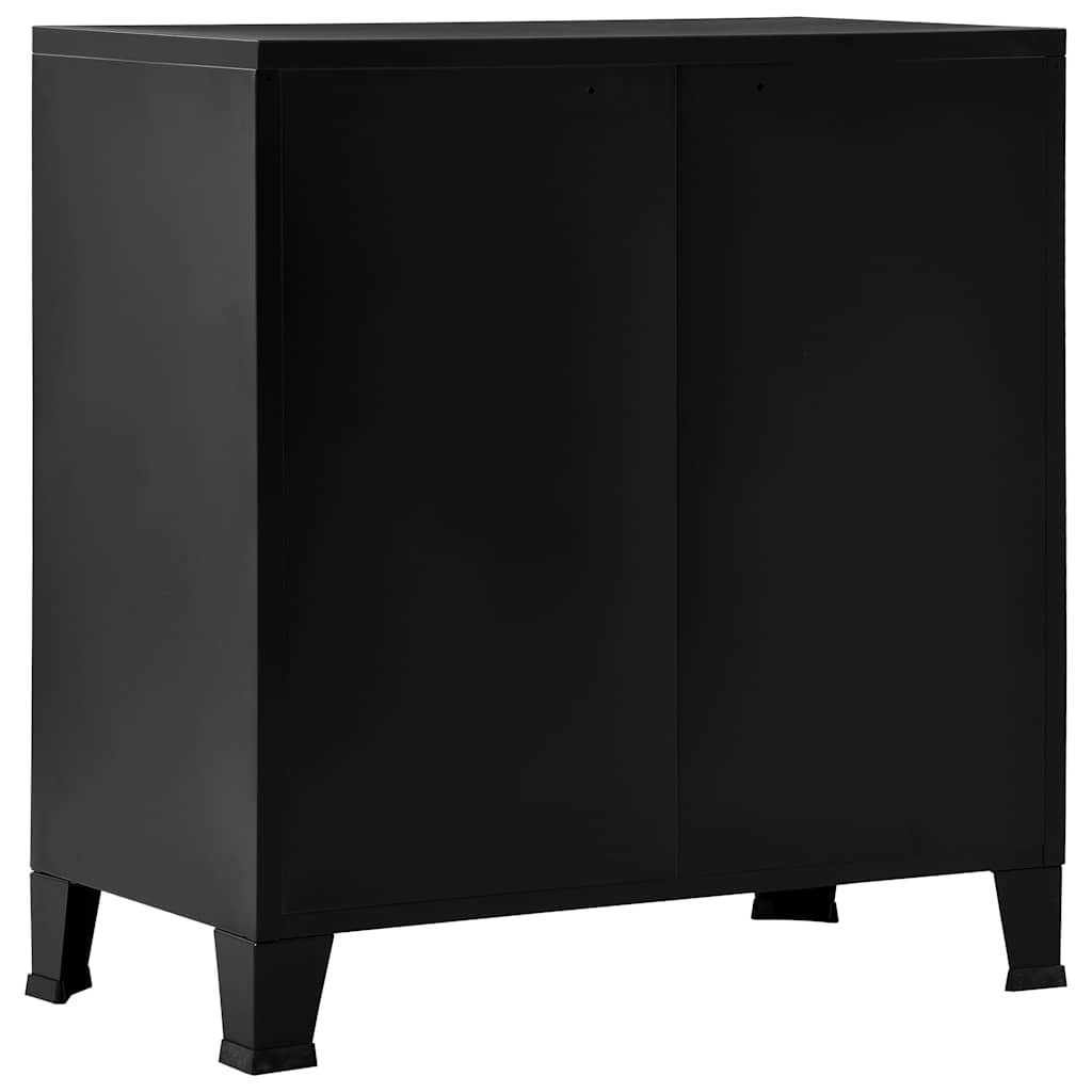 8719883735887_g_en_hd_4 vidaXL Industrial Storage Chest Black 75x40x80 cm Steel - Image 7