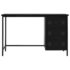 vidaXL Desk with Drawers Industrial Black 120x55x75 cm Steel - Image 4