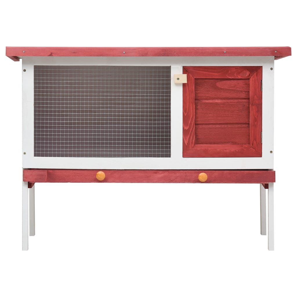 8719883737539_g_en_hd_2 vidaXL Outdoor Rabbit Hutch 1 Layer Red Wood - Image 3