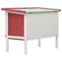 vidaXL Outdoor Rabbit Hutch 1 Layer Red Wood - Image 5