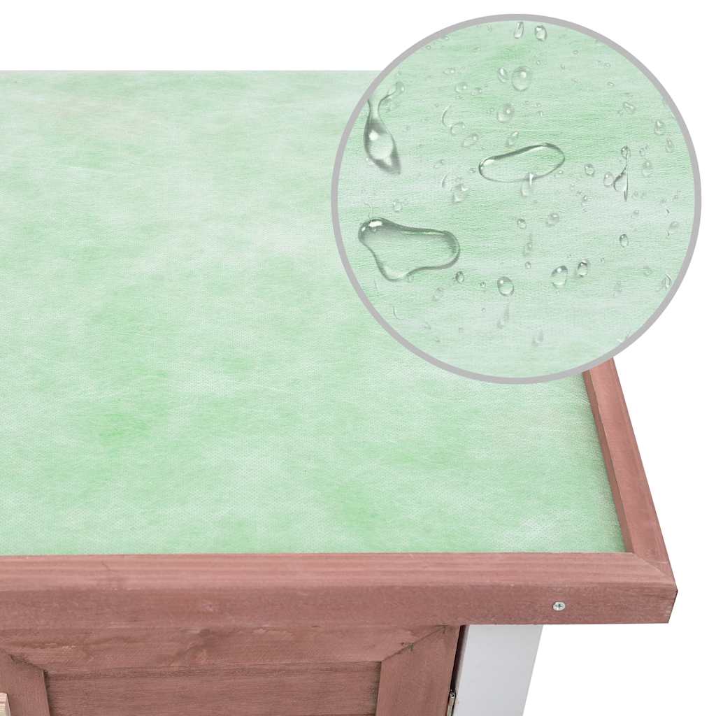 8719883737584_g_en_hd_5 vidaXL Outdoor Rabbit Hutch 4 Doors Brown Wood - Image 7