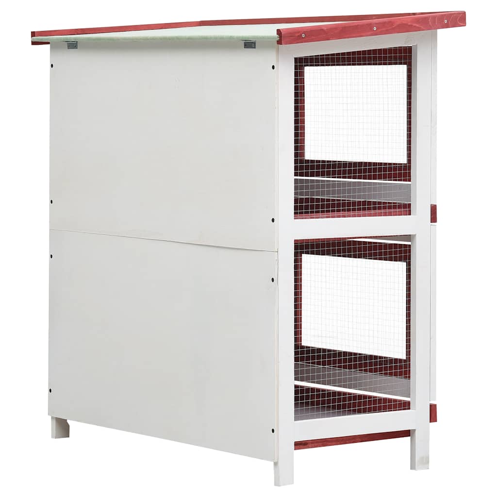 8719883737591_g_en_hd_4 vidaXL Outdoor Rabbit Hutch 4 Doors Red Wood - Image 6