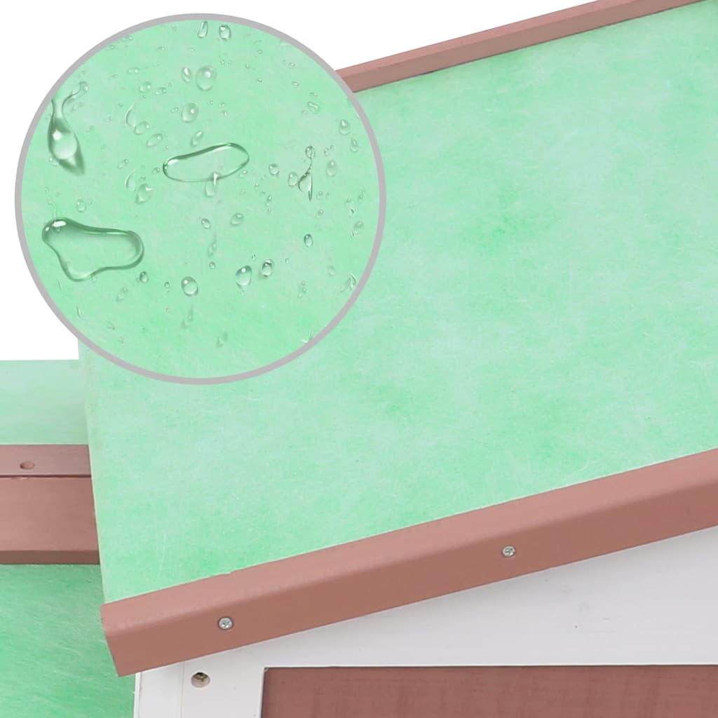 8719883737645_g_en_hd_4 vidaXL Outdoor Large Rabbit Hutch Brown and White 145x45x84 cm Wood - Image 6