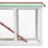 vidaXL Outdoor Large Rabbit Hutch Red and White 145x45x84 cm Wood - Image 5