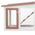 vidaXL Outdoor Large Rabbit Hutch Brown and White 201x45x85 cm Wood - Image 5