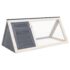 vidaXL Animal Rabbit Cage Grey Wood