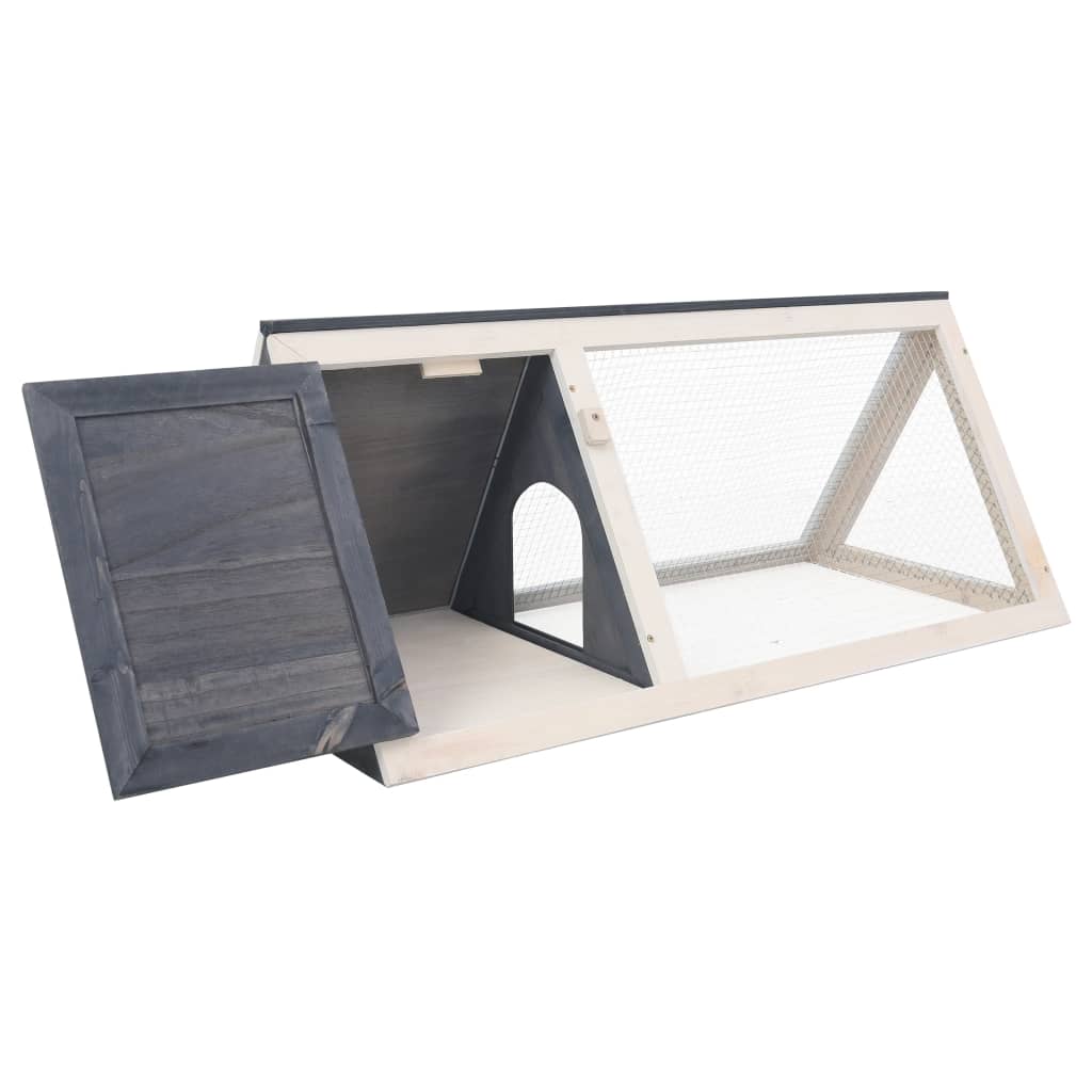 8719883737751_g_en_hd_1 vidaXL Animal Rabbit Cage Grey Wood - Image 2