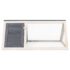 vidaXL Animal Rabbit Cage Grey Wood - Image 3