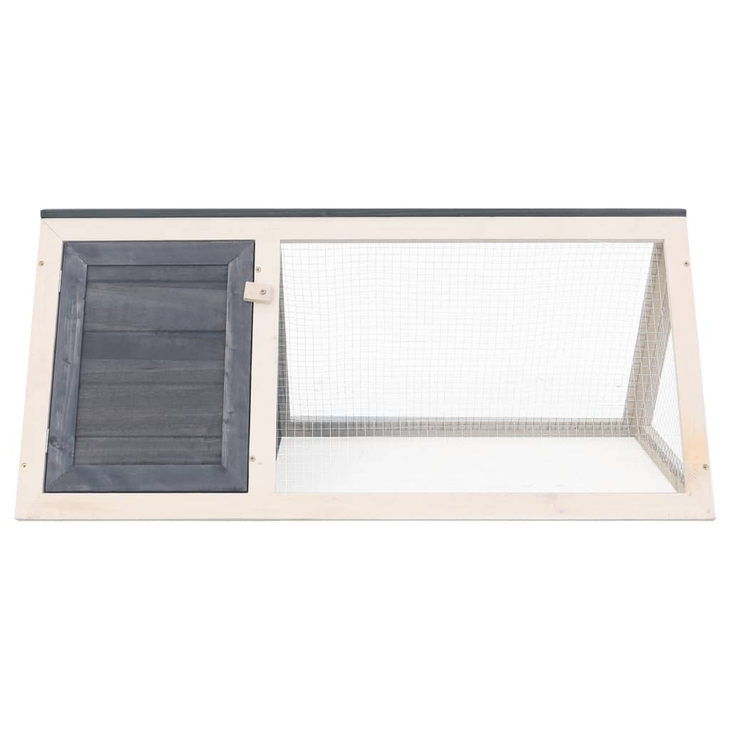 8719883737751_g_en_hd_2 vidaXL Animal Rabbit Cage Grey Wood - Image 3