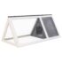 vidaXL Animal Rabbit Cage Grey Wood - Image 4