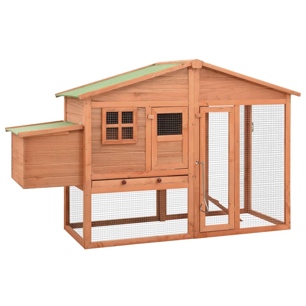 8719883737874_a_en_hd_1 vidaXL Chicken Coop with Nest Box Solid Fir Wood - Image 1