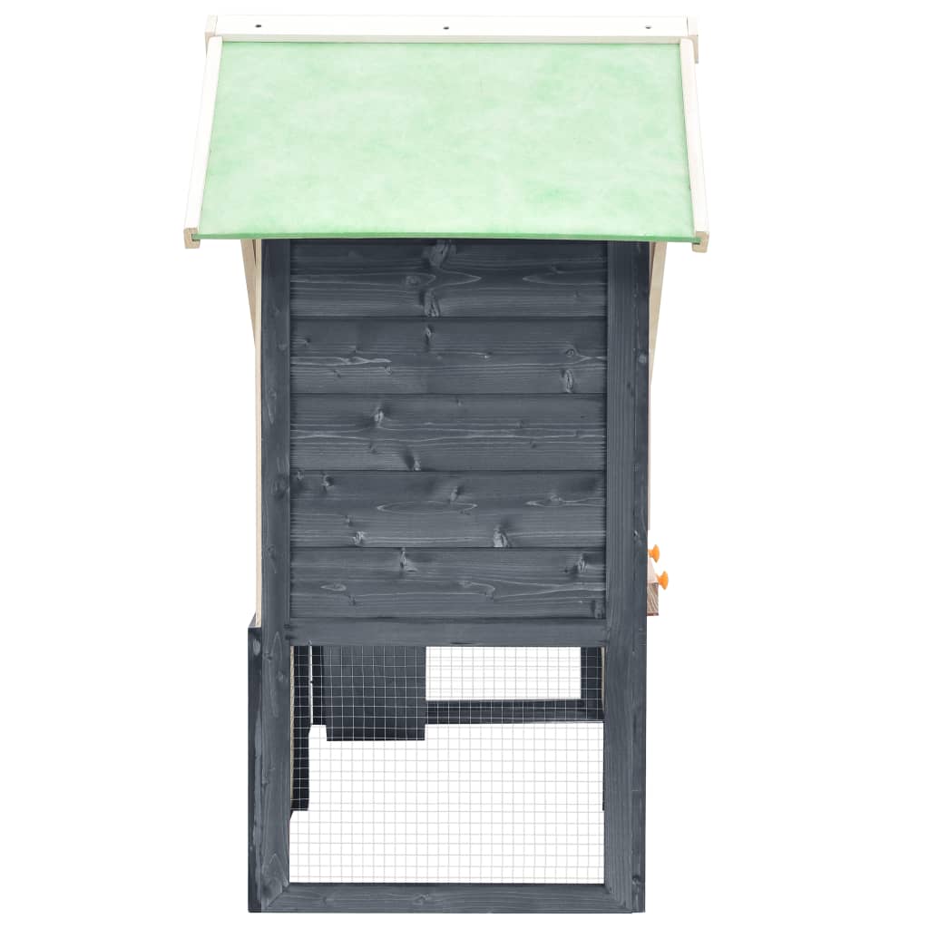 8719883737928_g_en_hd_3 vidaXL Rabbit Hutch Grey and White 140x63x120 cm Solid Firwood - Image 4