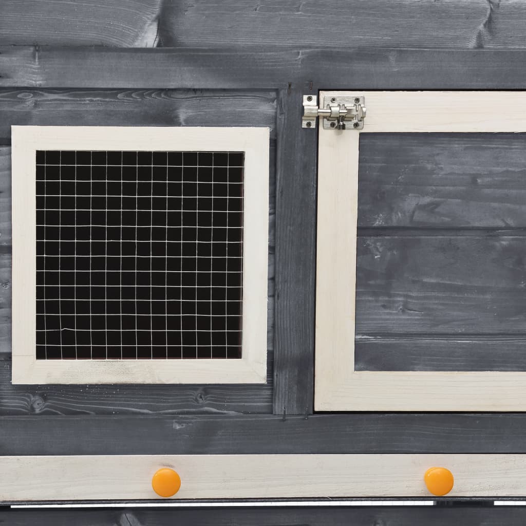 8719883737928_g_en_hd_5 vidaXL Rabbit Hutch Grey and White 140x63x120 cm Solid Firwood - Image 6
