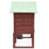 vidaXL Rabbit Hutch Mocha and White 140x63x120 cm Solid Firwood - Image 3
