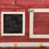 vidaXL Rabbit Hutch Red and White 140x63x120 cm Solid Firwood - Image 6
