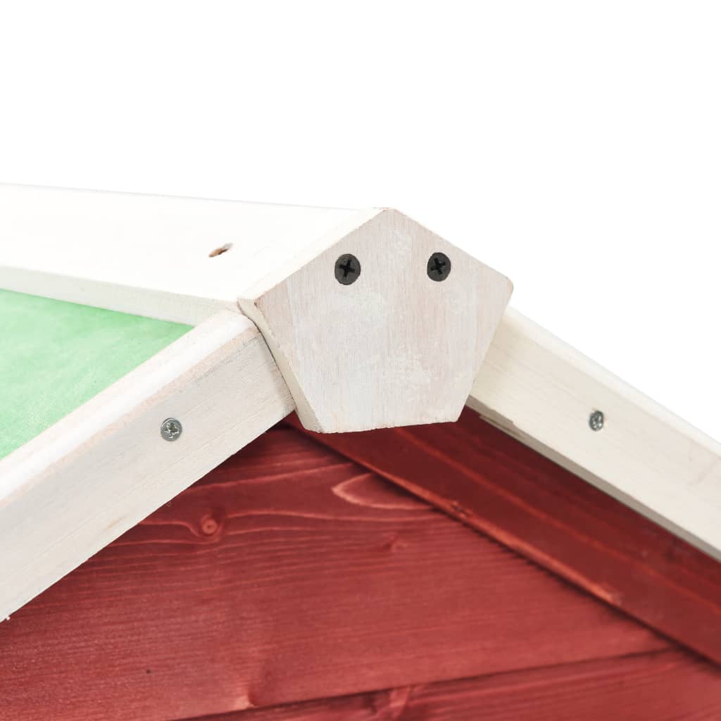 8719883737942_g_en_hd_7 vidaXL Rabbit Hutch Red and White 140x63x120 cm Solid Firwood - Image 8