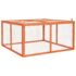vidaXL Rabbit Hutch 124x120x60 cm Solid Firwood - Image 2