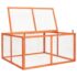 vidaXL Rabbit Hutch 124x120x60 cm Solid Firwood - Image 3
