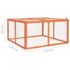 vidaXL Rabbit Hutch 124x120x60 cm Solid Firwood - Image 7