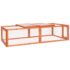 vidaXL Rabbit Hutch 183x90x46.5 cm Solid Firwood - Image 2