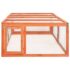 vidaXL Rabbit Hutch 183x90x46.5 cm Solid Firwood - Image 4