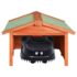 vidaXL Robotic Lawn Mower Garage 72x87x50 cm Solid Firwood - Image 3